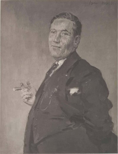 Portrait of the Architect Jan Wils by Isaac Israels